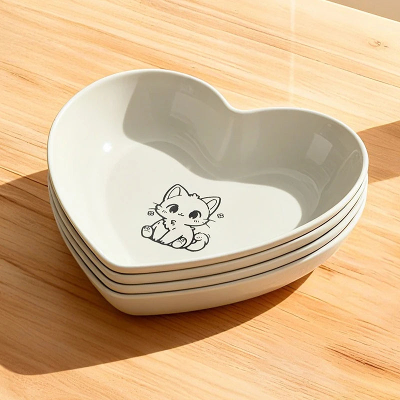 Set de 3 Comederos Planos para Gatos