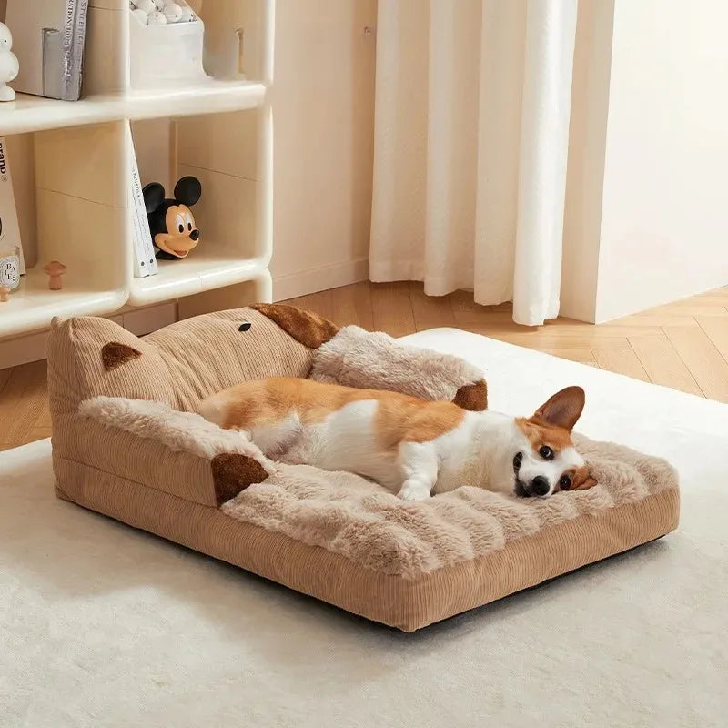 Dog Bed Basket for Medium and Large Dogs - Soft