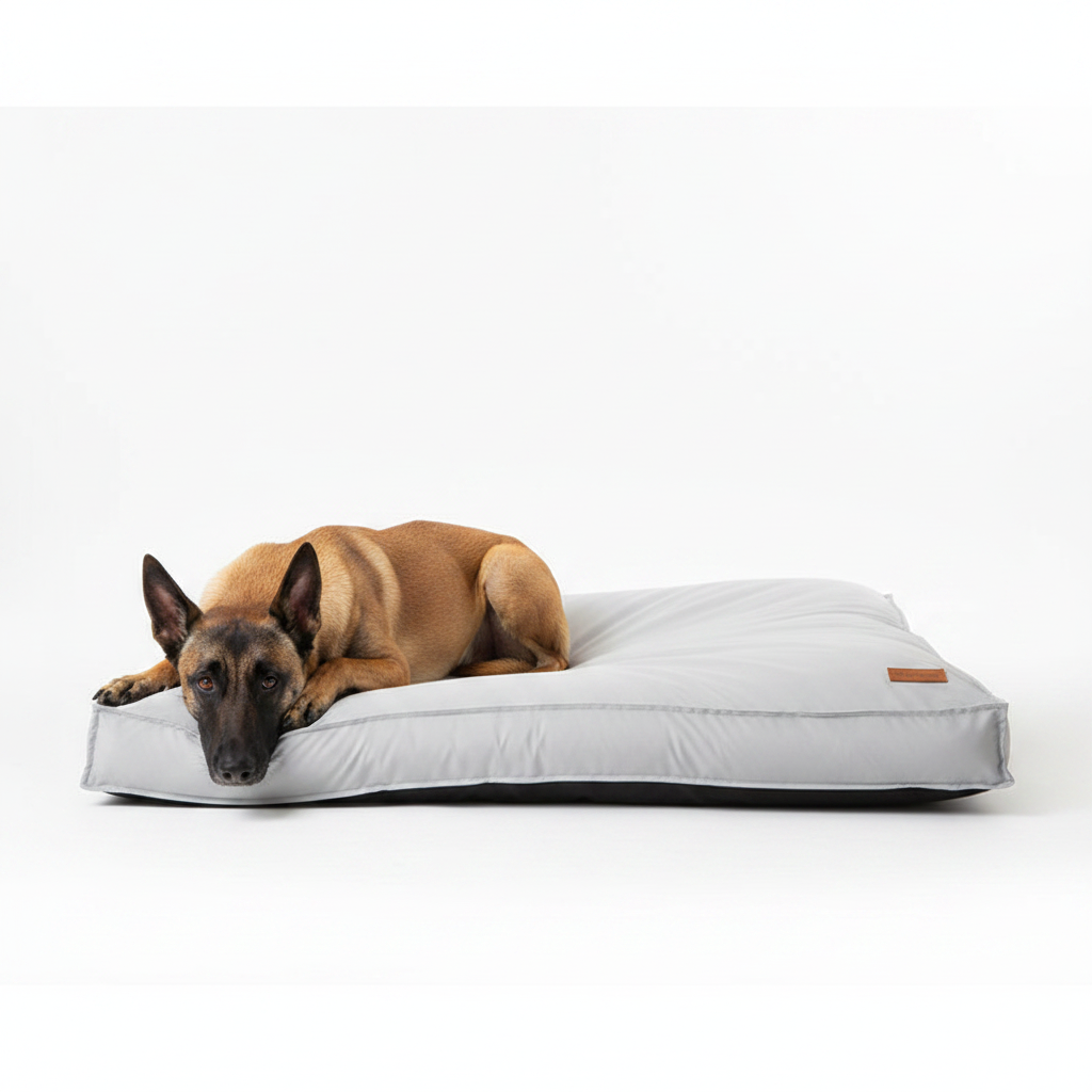 Cama Cuadrada Impermeable para Perros Pequeños y Medianos