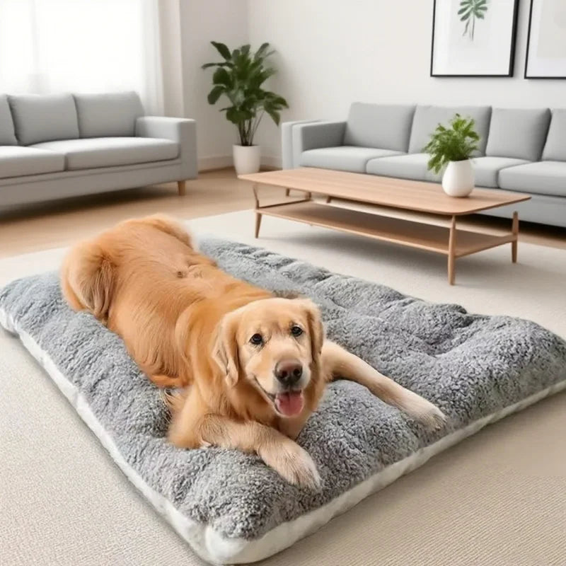 Lit-canapé en peluche extra large pour chiens