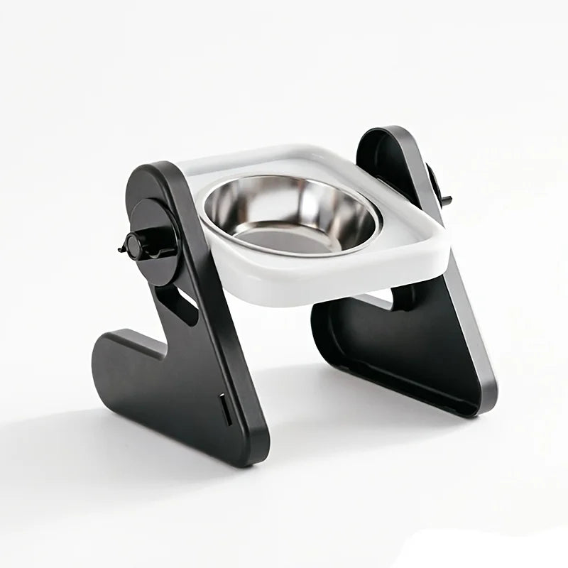 Comedero Elevado Ajustable de Altura para Gatos