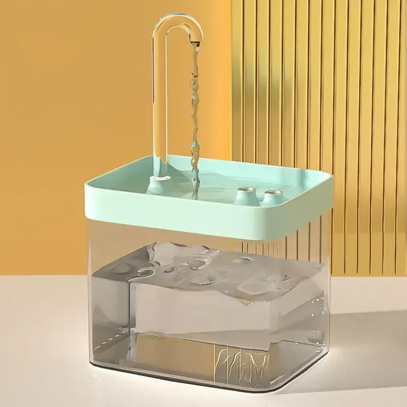 Fuente de Agua Silenciosa 1,5L para Gatos con 3 Velocidades