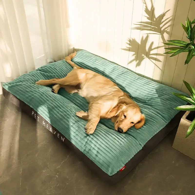 Cama Grande de Pana Suave para Perros