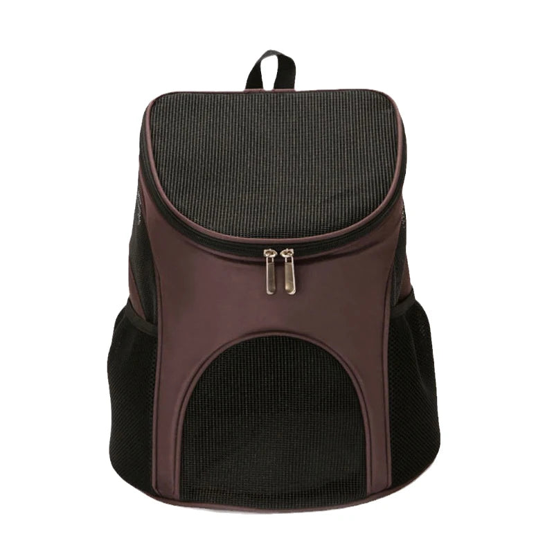 Mochila Transportadora de Malla Transpirable para Mascotas