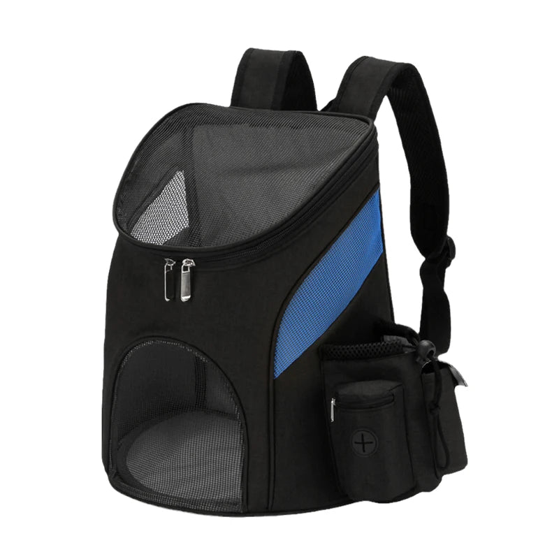 Mochila Transportadora de Malla Transpirable para Mascotas