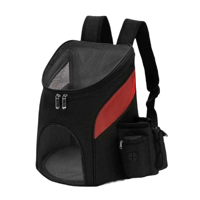 Mochila Transportadora de Malla Transpirable para Mascotas