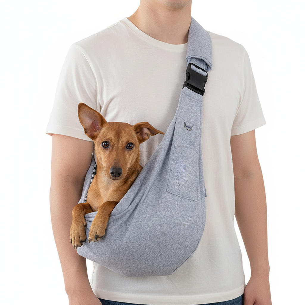 Bolso Bandolera Grande con Hebilla Ajustable para Mascotas - imagen 1