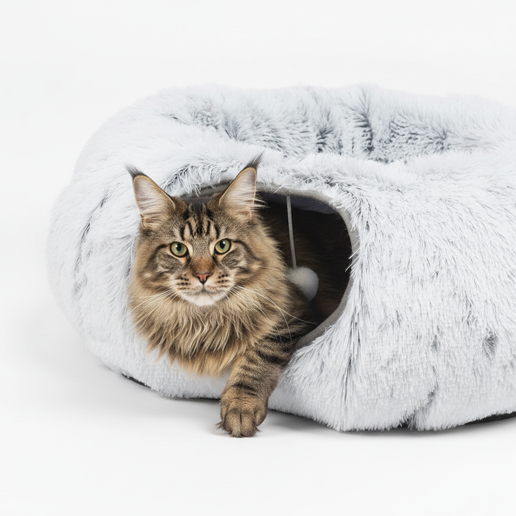 Cama Túnel 2 en 1 para Gatos - imagen 1