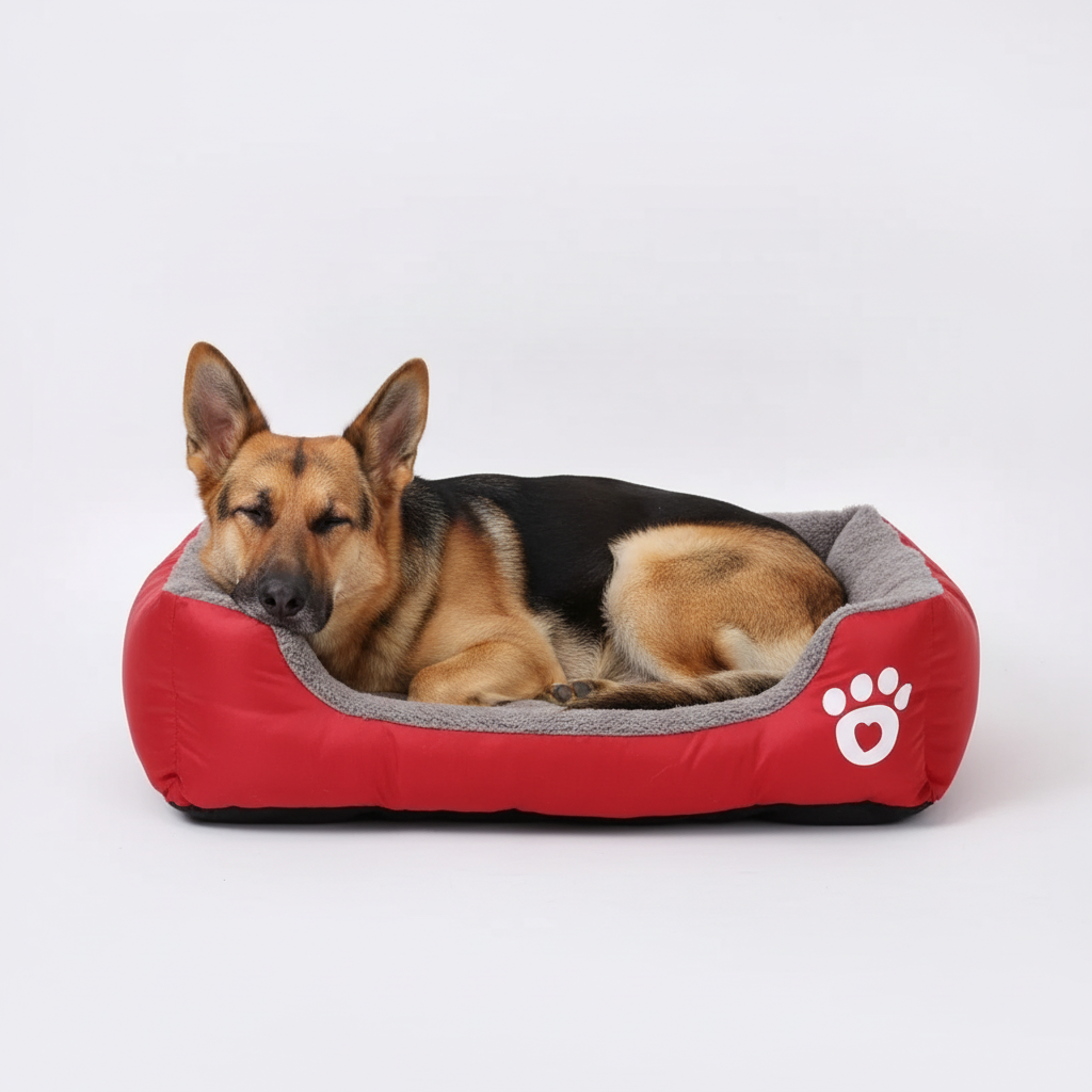 Cama nido acolchada con bordes altos para perros - imagen 2