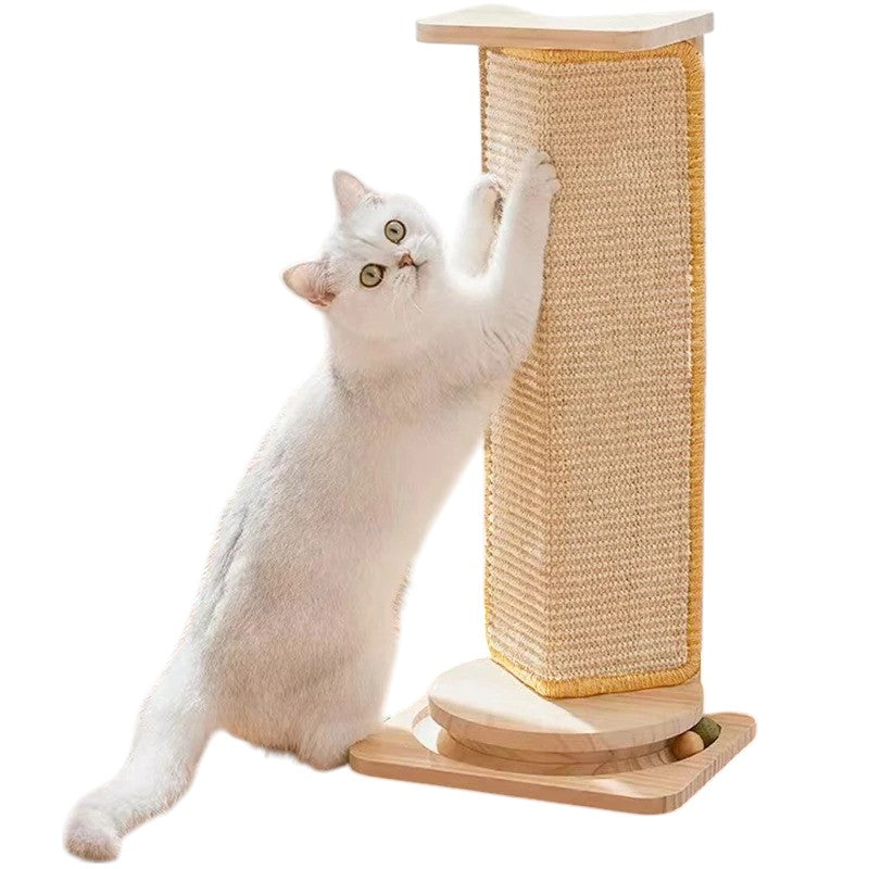 Rascador de sisal natural para gatos – Protege tu hogar y cuida a tu felino