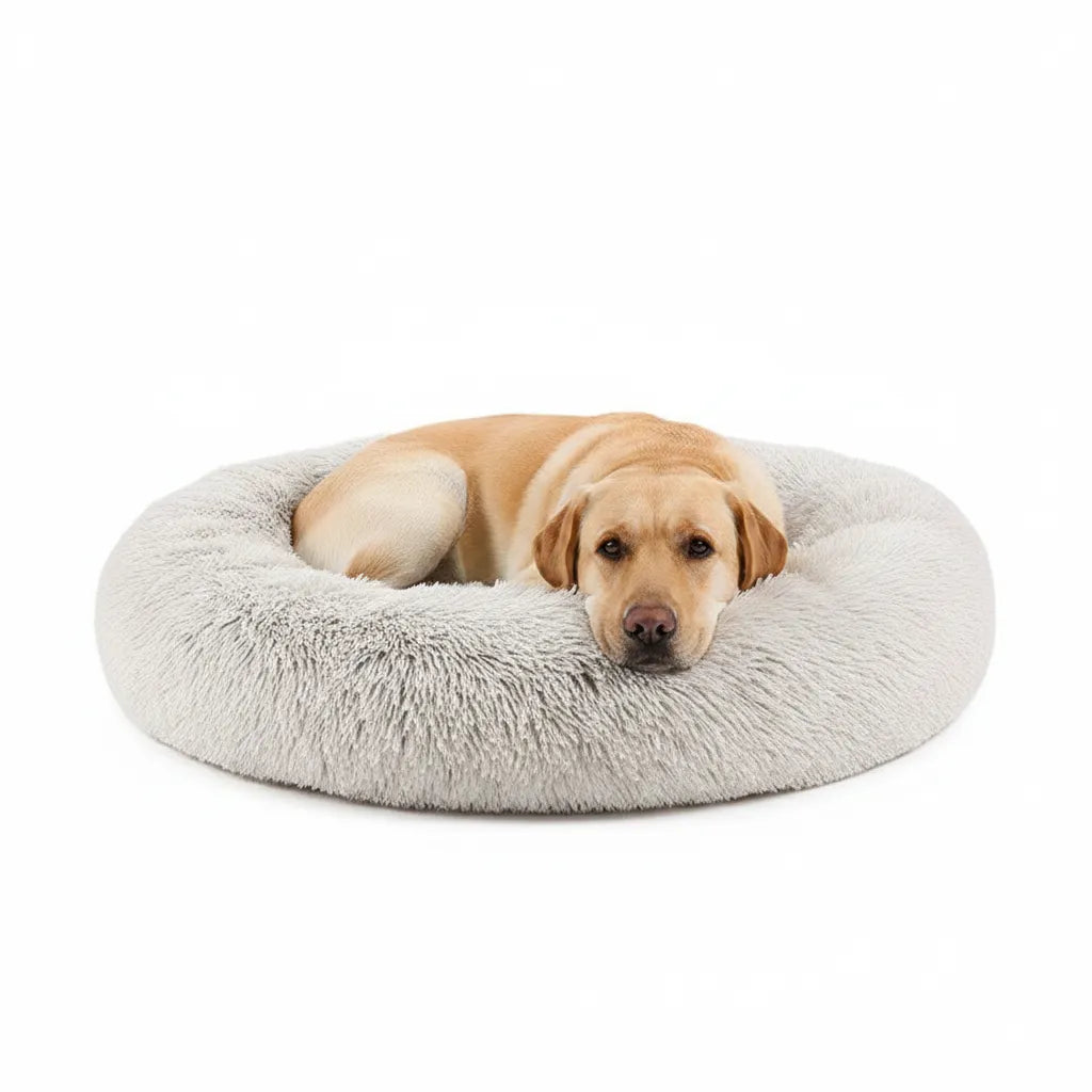 Cama Donut Suave Manchada - Comfort y Estilo para tu Mascota