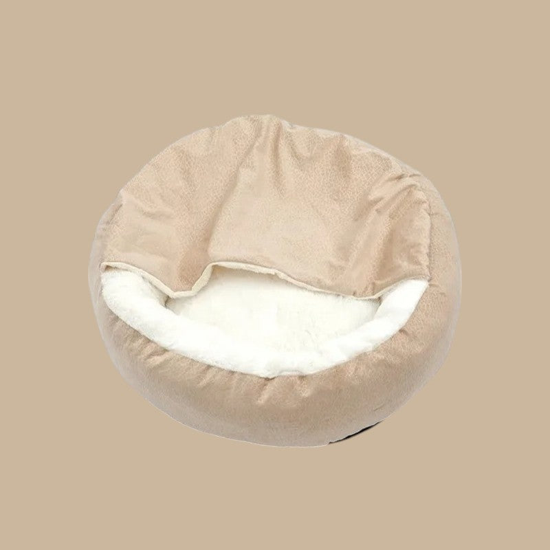 Cama Premium con Manta Incorporada para Perros y Gatos