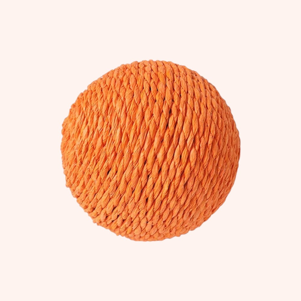 Pelota de Sisal Grande para Gatos – Diversión Activa y Uñas Saludables