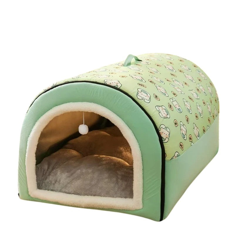 Cama Cueva Cálida para Perros y Gatos de Colores