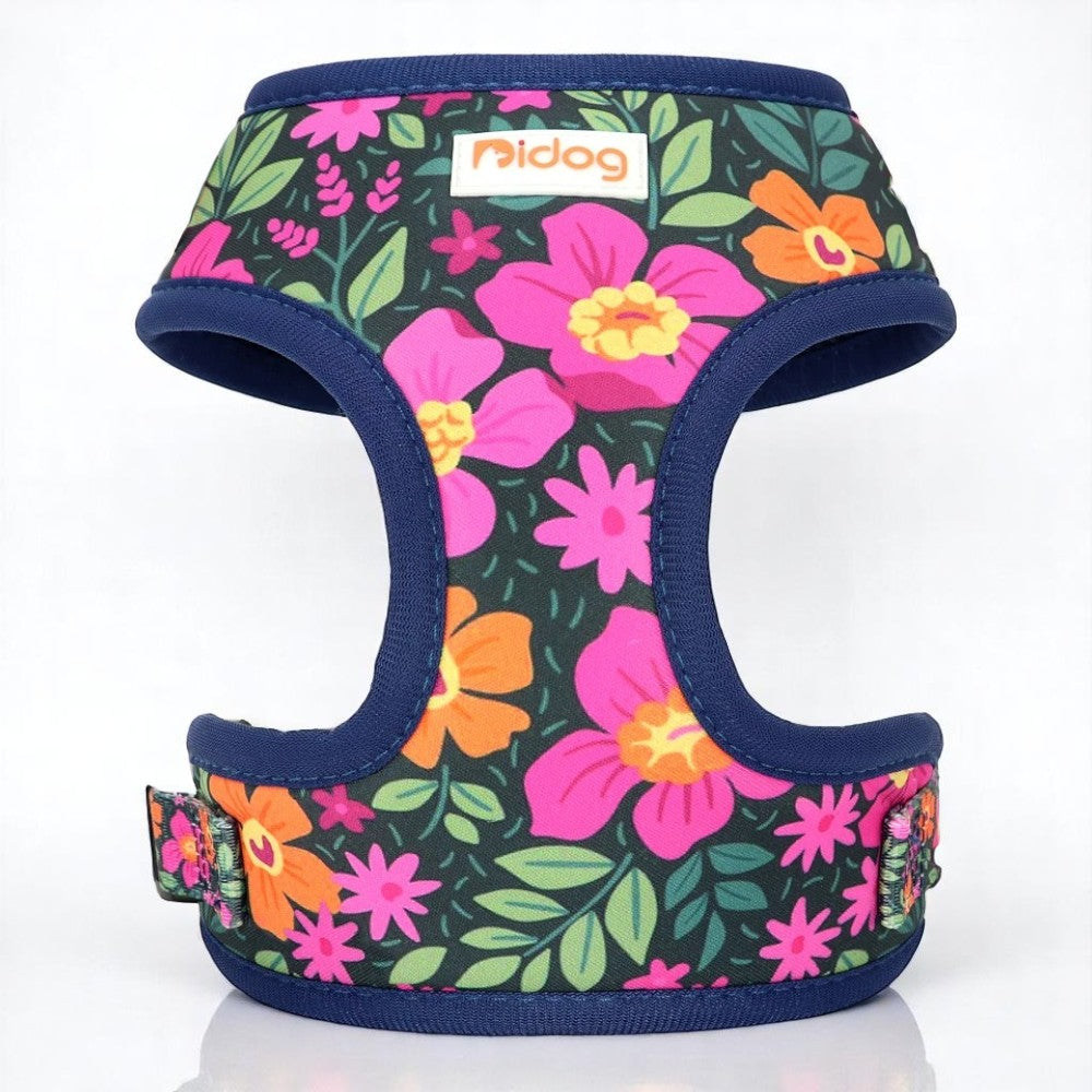 Arnés Ajustable para Perros y Gatos con Flores