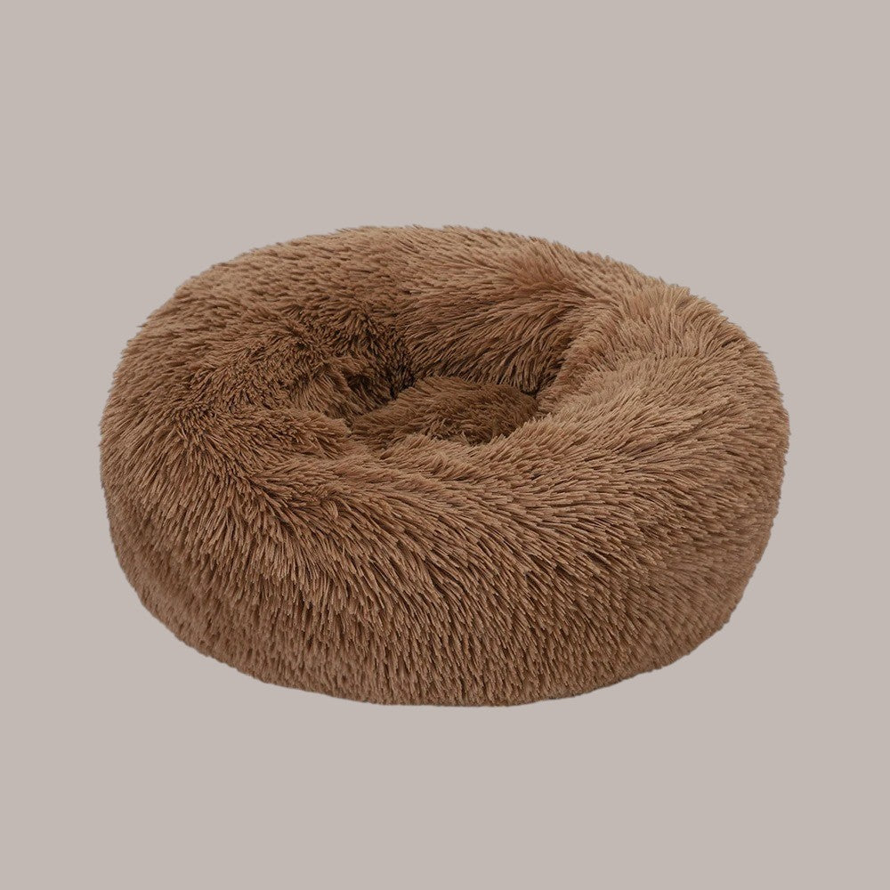 Cama Donut Ultraplana y Suave para Perros y Gatos