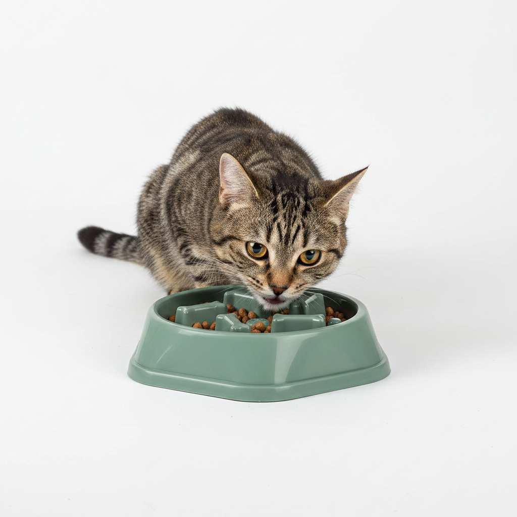 Comedero Antivoracidad para Perros y Gatos Hexagonal