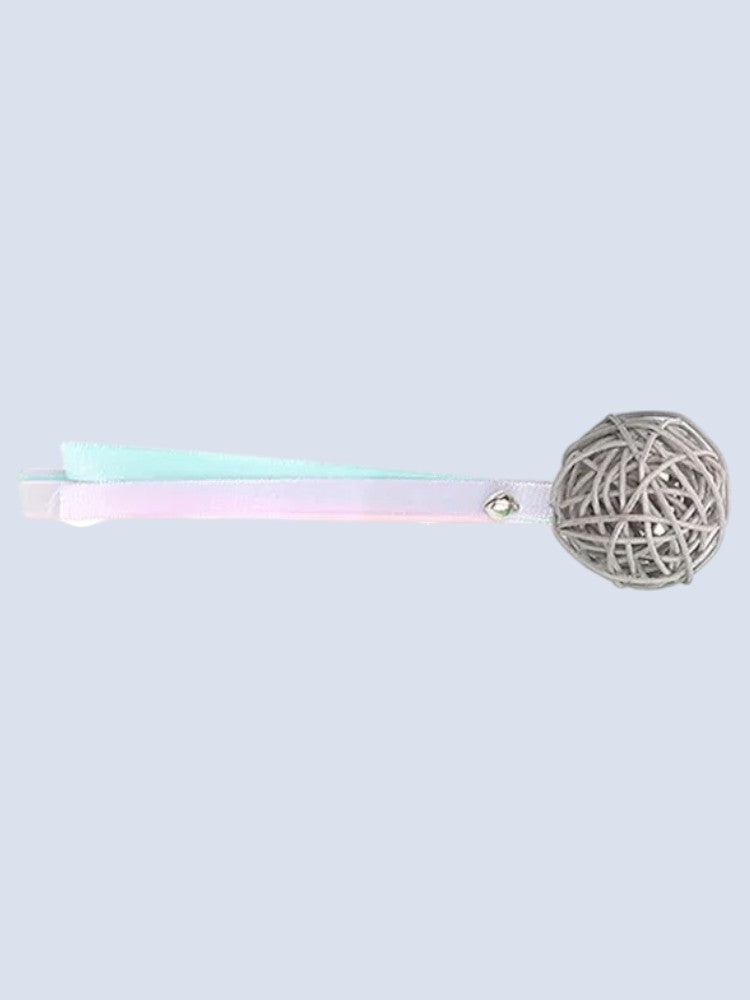 Pelota de madera natural para gatos – Juego ecológico y sin tóxicos