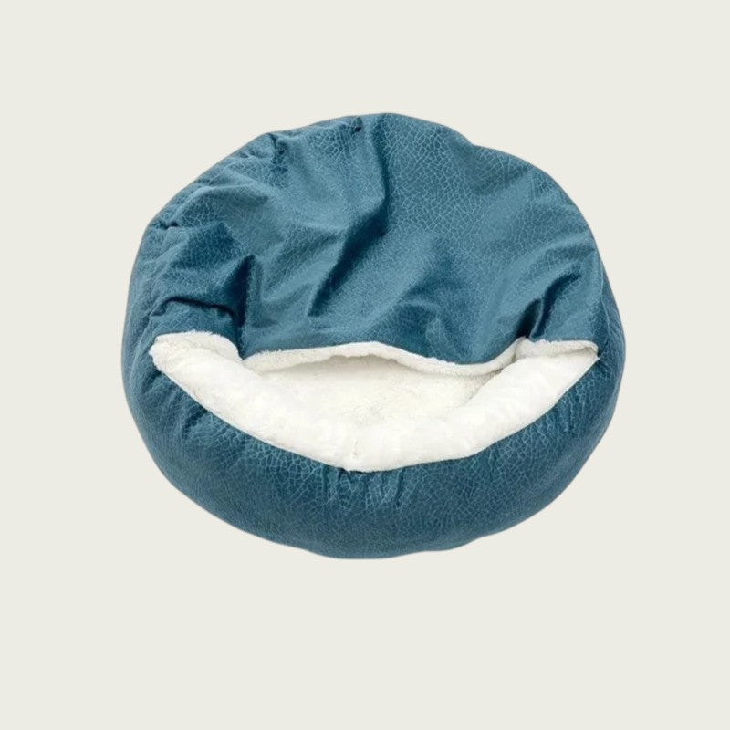 Cama Premium con Manta Incorporada para Perros y Gatos