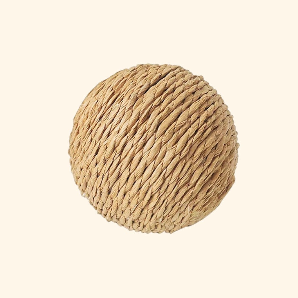 Pelota de Sisal Grande para Gatos – Diversión Activa y Uñas Saludables