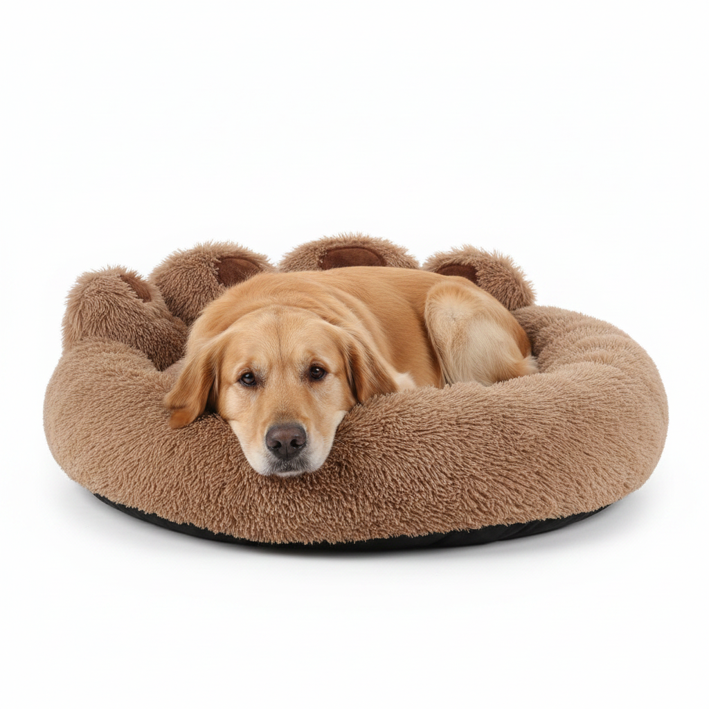 Cama de Algodón para Perros y Gatos