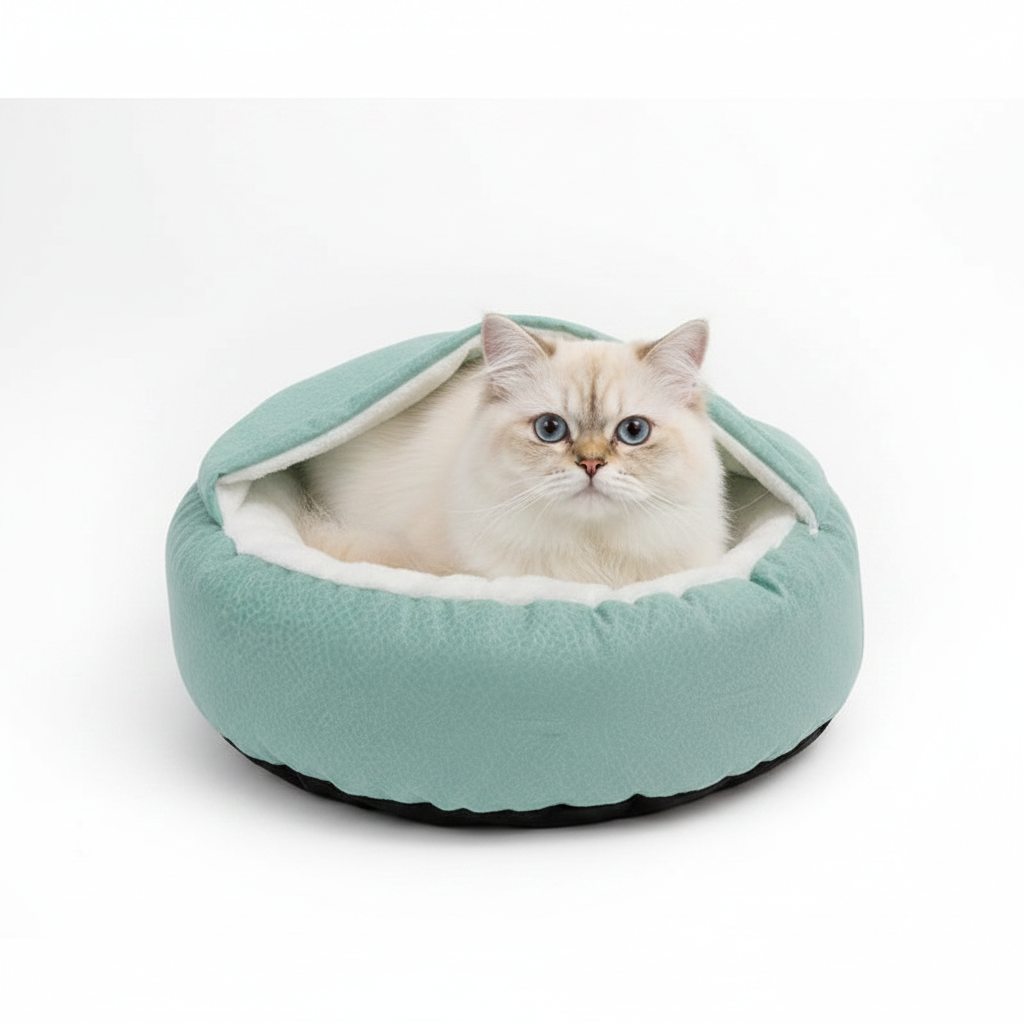Cama Premium con Manta Incorporada para Perros y Gatos