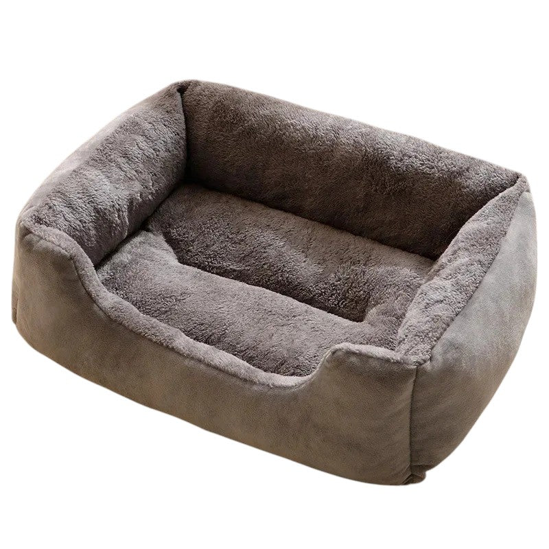 Cama de Felpa Ultra Suave para Gatos Gris
