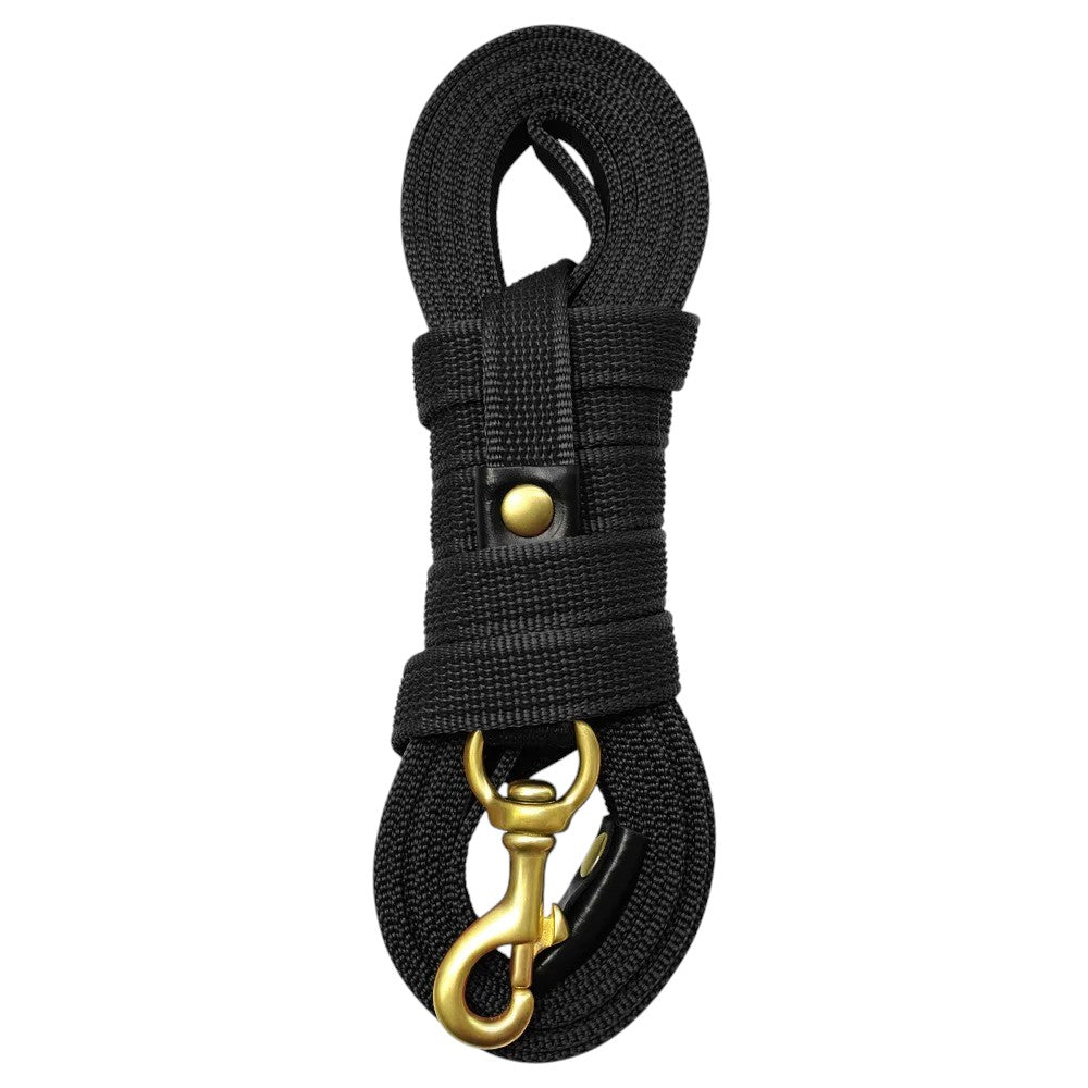 Correa para Perros de Nylon Larga Negro