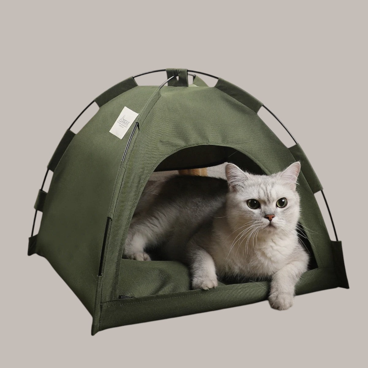 Cama Invernal para Gatos con Diseño Tienda