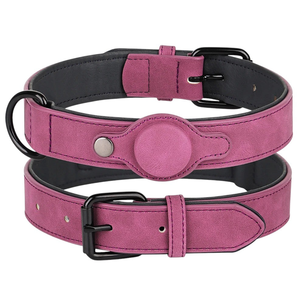 Collar para Perros con GPS Antipérdida de Cuero PU – Seguridad y Estilo
