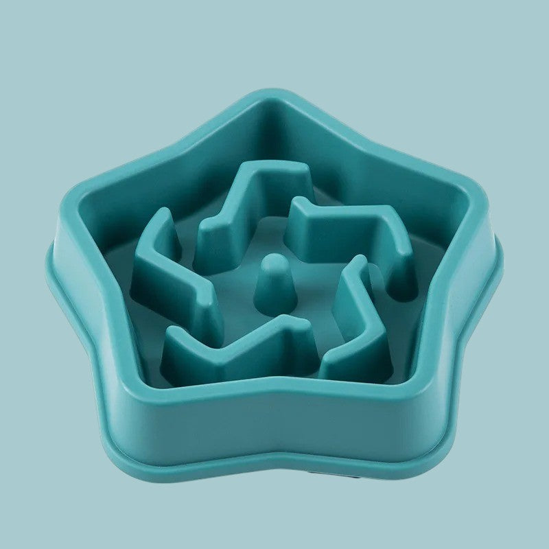 Comedero Antivoracidad para Perros y Gatos Pentagonal