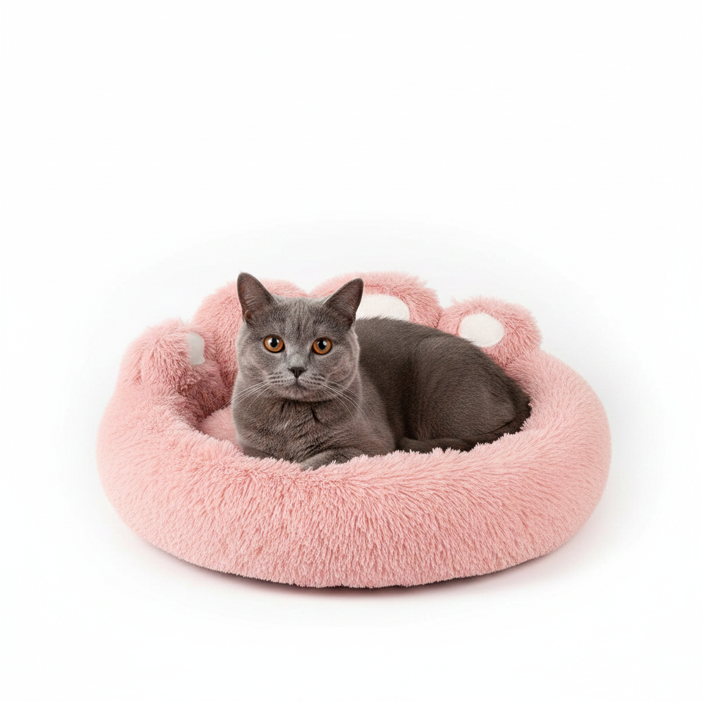 Cama de Algodón para Perros y Gatos