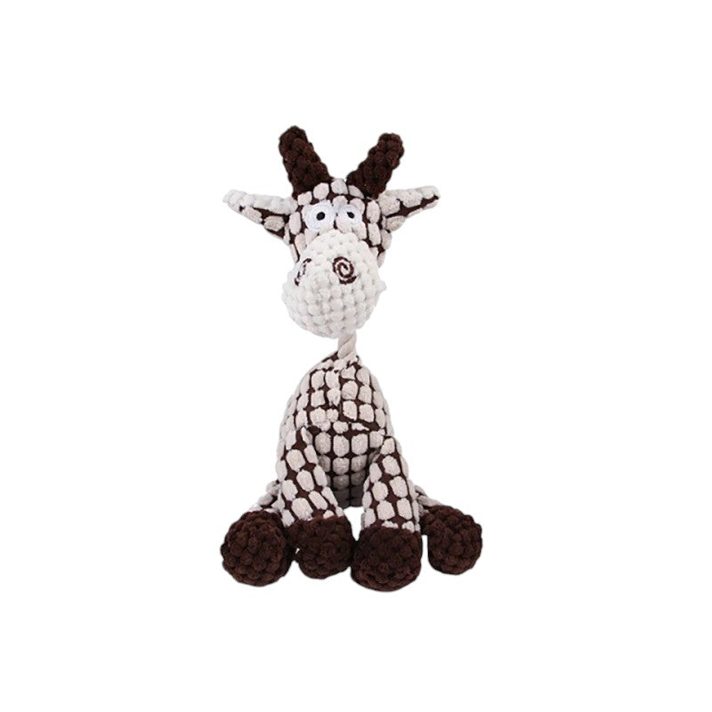 Juguete de peluche sonoro para perros – Diversión y limpieza dental