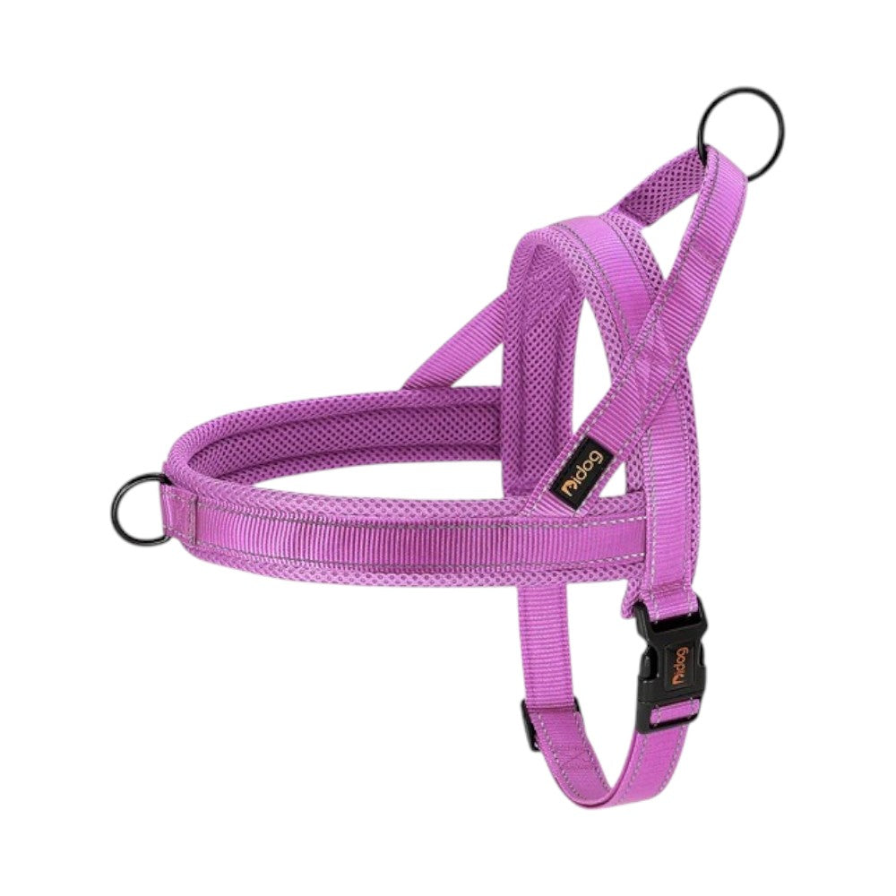 Arnés Antitirones Morado Reflectante para Perros